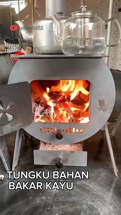 Tungku Modern Berbahan Bakar Kayu #shorts
