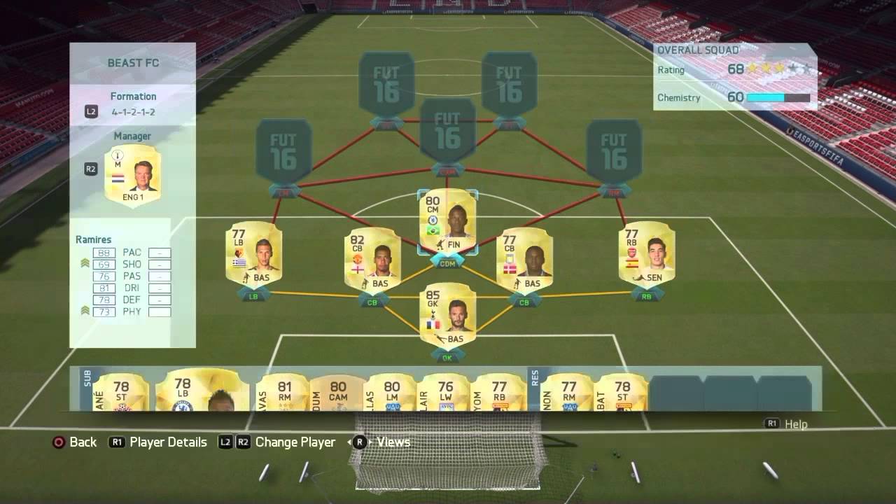 FIFA 16 OP SWEATY BPL TEAM 75K