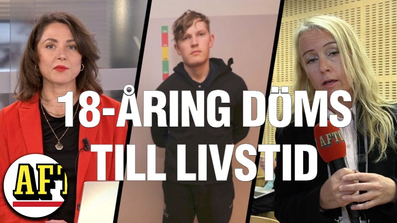 18-åring döms till livstid efter skolattacken i Malmö