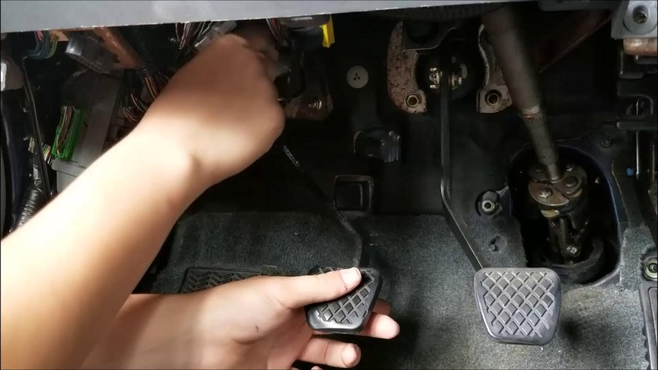 clutch pedal adjustment - YouTube