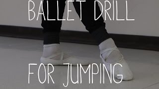 Basic Ballet Drill for Jumping, Reducing Impact and Injury Prevention
