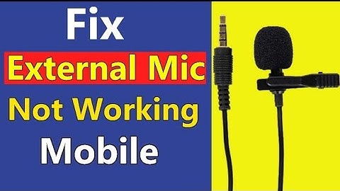 FIX - phone video camera not recording using external microphone | mic not working in open camera |