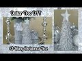 DOLLAR TREE DIY | BLINGY CHRISTMAS TREE $3 EASY HOME DECOR CRAFT