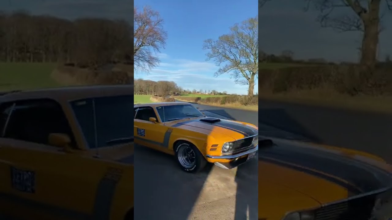 Rare Boss 302 In The Wild - Acceleration & Exhaust Sound