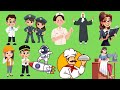 Meslekleri Öğreniyoruz - Çocuklar İçin Eğitici Video | Okul Öncesi Meslekler Şarkısı