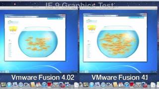 IE 9 in VMware Fusion 4.1