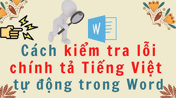Cách kiểm tra lỗi chính tả Tiếng Việt tự động trong Word