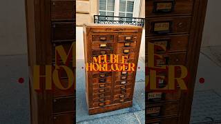 Restauration d’un incroyable meuble horloger des années 1930