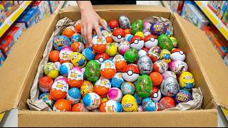 🥚 Kinder Joy Surprise Eggs Satisfying ASMR Unboxing 🎉 Colorful Mystery Toys