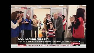 Depremzede Çocuklara Doğum Günü Sürprizi Haberim Trt Haberde/Murat Demi̇rbi̇lek Resimi