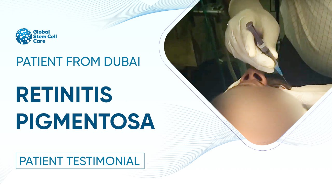 Patient With Retinitis Pigmentosa | Retro bulbar injection | Exosome ...