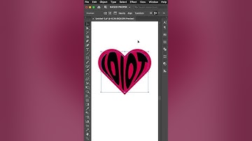 Converting text to a shape in Illustrator #photoshop #tutorial #ps6 #illustrator