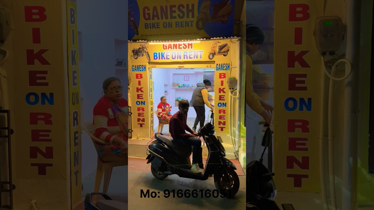 Ganesh Bike on Rent Udaipur | Best Bike and activa on rent in Udaipur with Reasonable Rate 