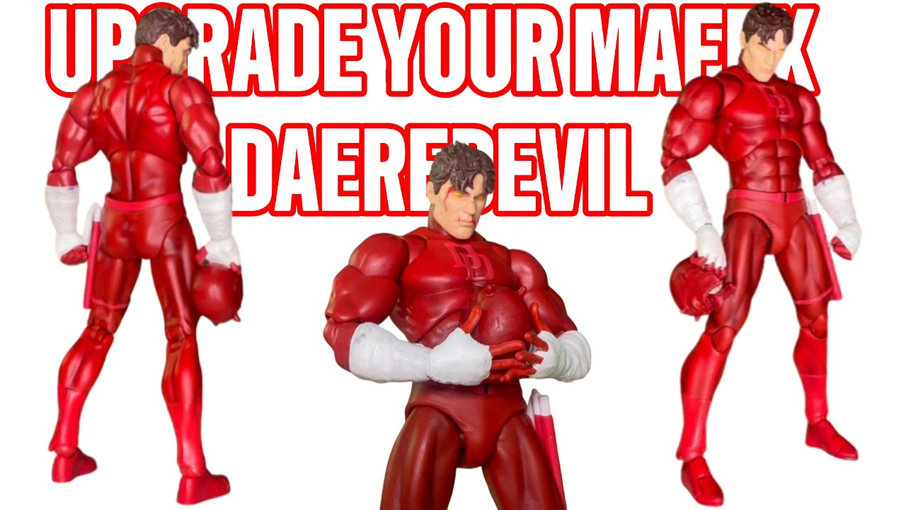 CUSTOM MAFEX DAREDEVIL REVIEW how to add wraps and an