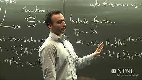 Classical Mechanics lecture 29 Small scale oscillations Part 1 - Jacob Linder