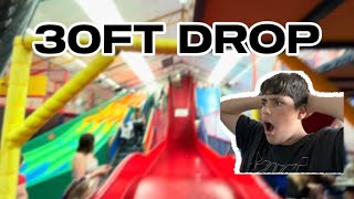 I went down a 30FT DROP SLIDE