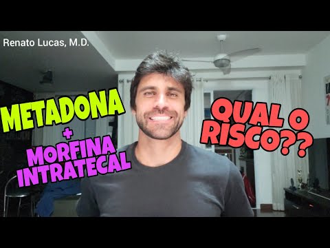 METADONA e MORFINA INTRATECAL... SAIBA o PERIGO! | Vídeo 74/365