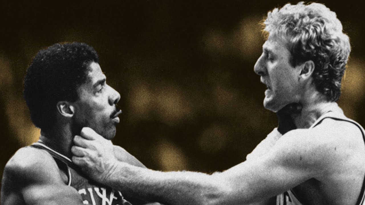 julius erving fights larry bird video