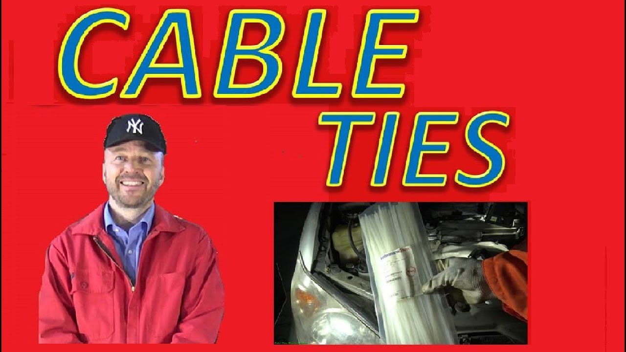 How to use Cable Ties in car repairs YouTube