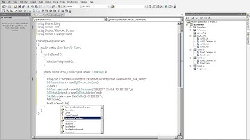 Hướng dẫn tạo form truy xuất dữ liệu từ dataGridView phần 1