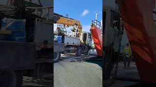 Unloading Lorry With Landing Craft