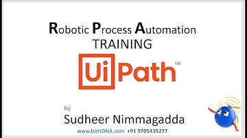 botsDNA#0001 - Day 1 - DEMO (RPA Developer) Basic to Advanced Concepts | UiPath RPA Course Content