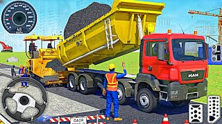 JCB Highway Road Construction 3D | City Excavator Loading Simulator - Android GamePlay screenshot 4