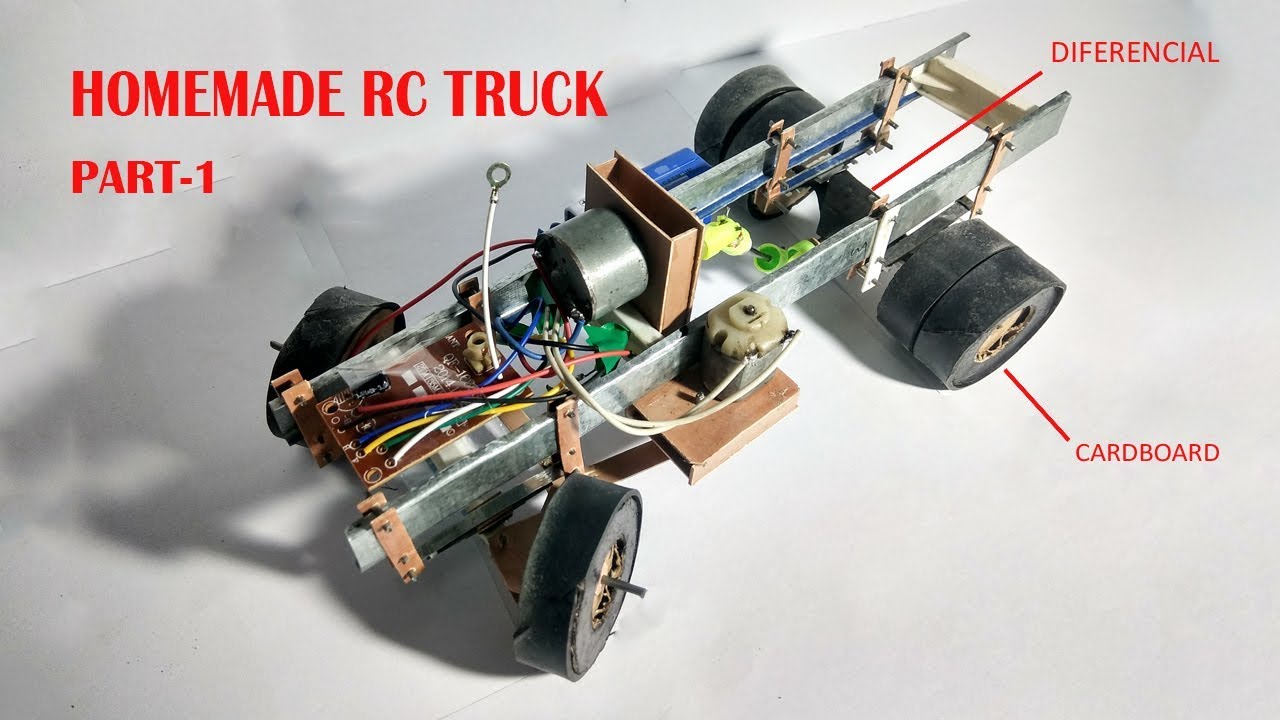 How To Make Rc Truck At Home Using Cardboard Remote Control Truck 