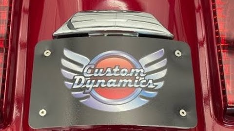 Installing Custom Dynamics CVO license plate & Illumination Top on my  Harley-Davidson CVO RoadGlide