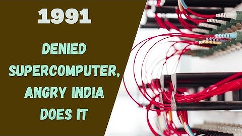 #india #super #computer Indian first super computer | param 1991  | second-fastest supercomputer
