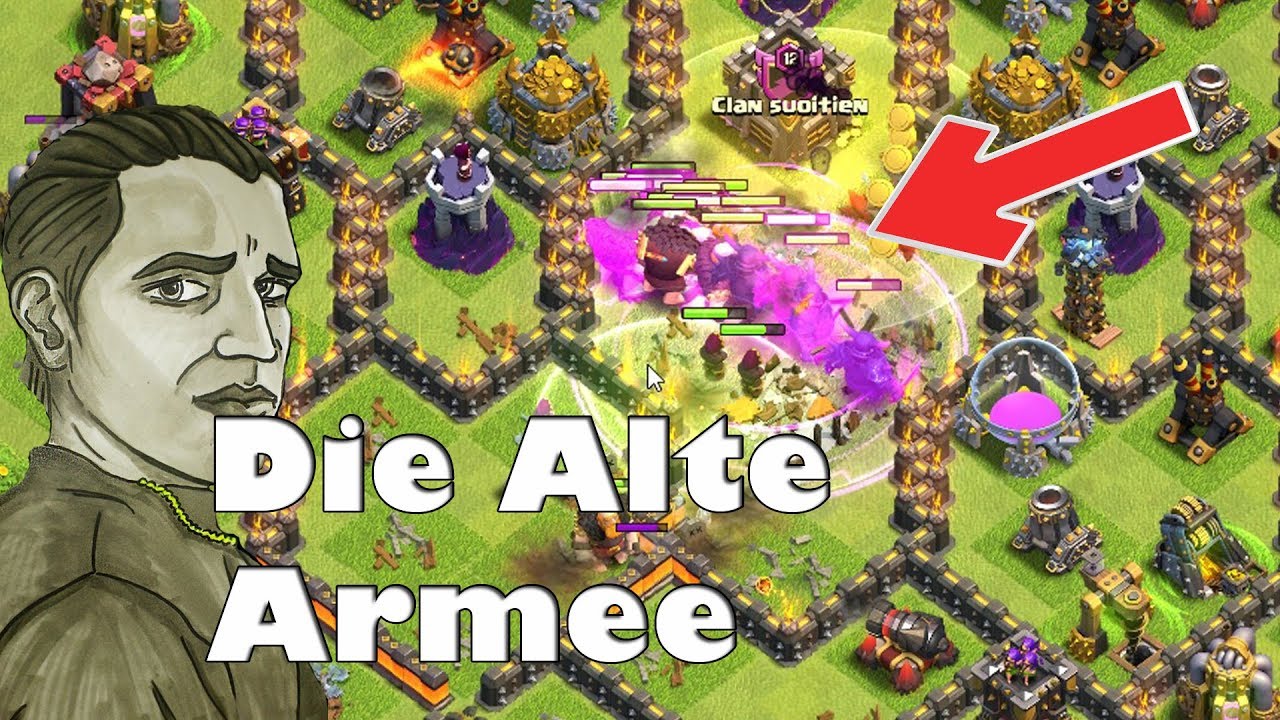 RATHAUS 12 NEUE TRUPPEN LVL UND ANGRIFFE MIT ALTER ARMEE ! CLASH OF CLANS YouTube
