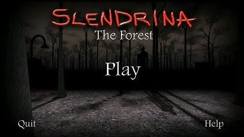 Slendrina the forest full gameplay (walkthrough)