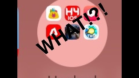 How to get circle folders on ios (No jailbreak/computer)