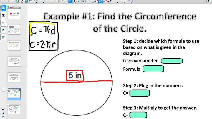 Introduction to Circles (Radius, Diameter, & Circumference)