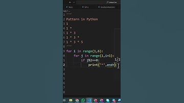 Pattern 8 Program in Python #python  #pythonprogramming  #interview #placement #pythontutorial