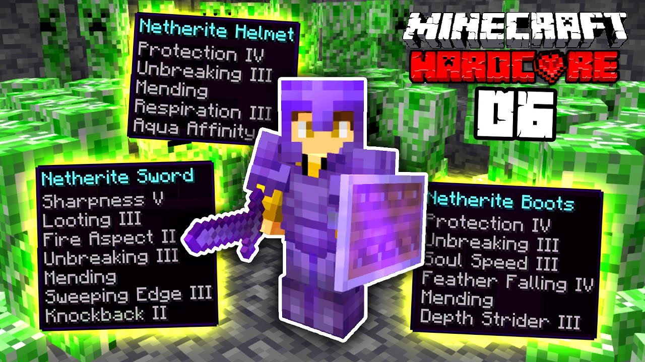 Minecraft How To Make Netherite Armor