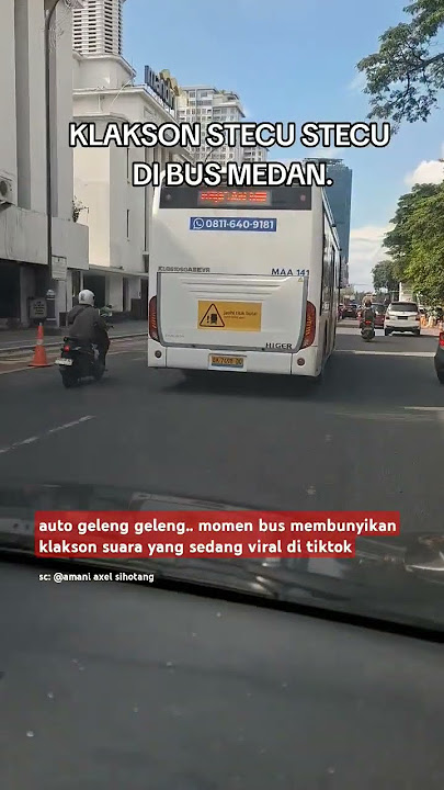 momen bus membunyikan klakson suara yang sedang viral di tiktok #klakson #bus #stecu #trendingshorts