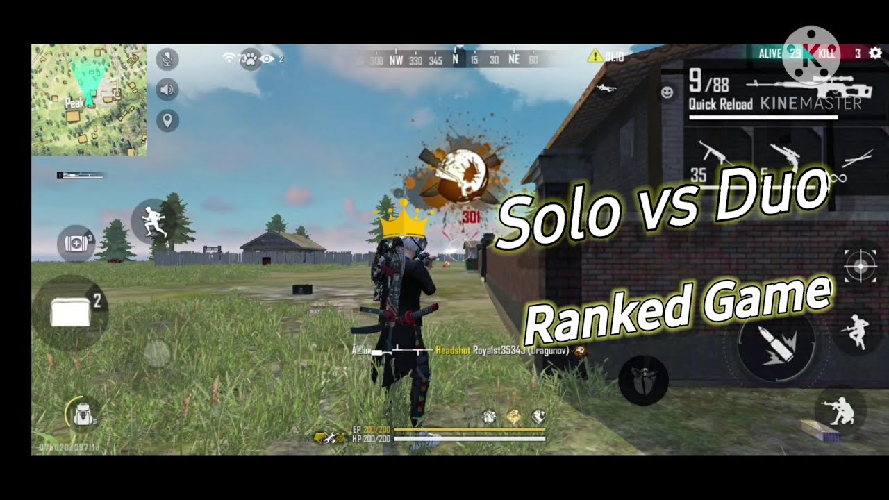 SOLO VS DUO RANKED GAME - YouTube