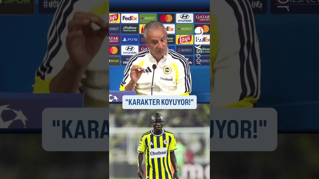 İsmail Kartal: Kante, Fenerbahçe için karakter koyuyor! Makine gibi...