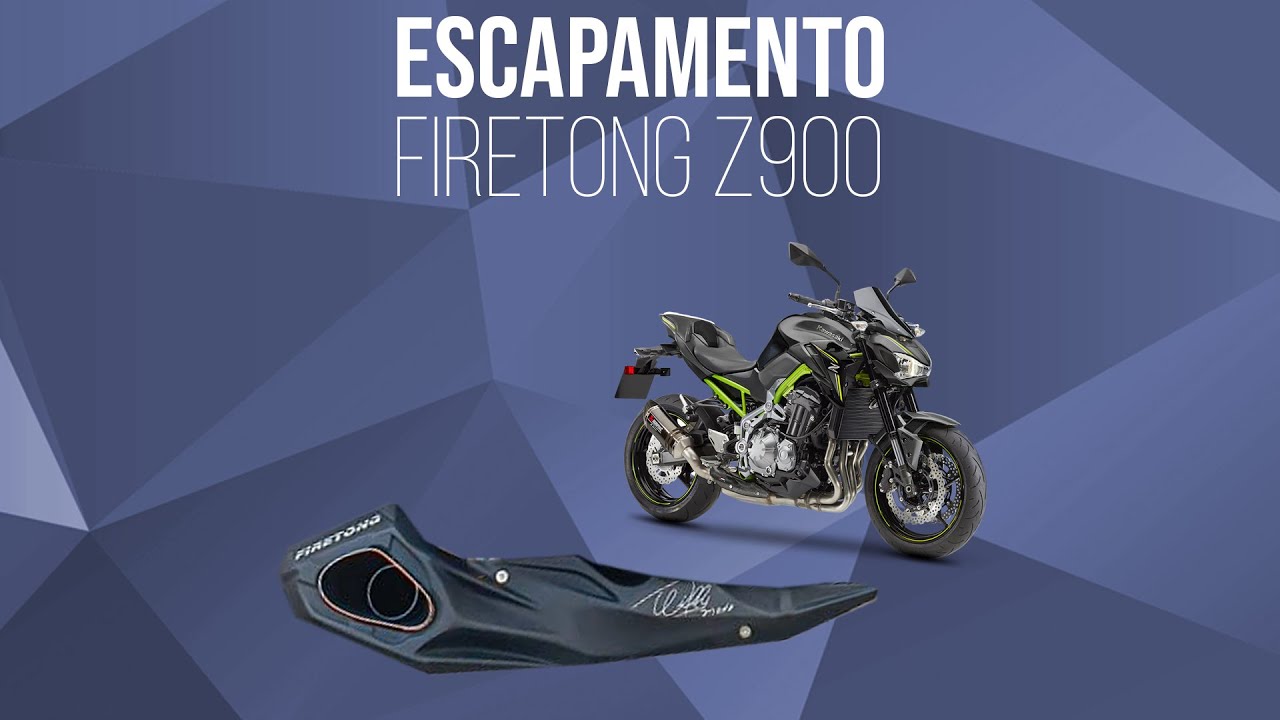 Escapamento Firetong Z900 YouTube
