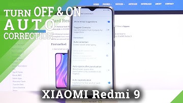 How to Turn On & Off Auto Correction in XIAOMI Redmi 9 – Manage Auto Correction Settings