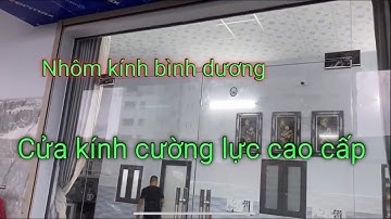 Cửa kính cường lực cao cấp @_sơn_nhôm_kinh_bình_dương@