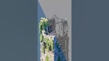 From blockout to finished render :) #shorts #blender