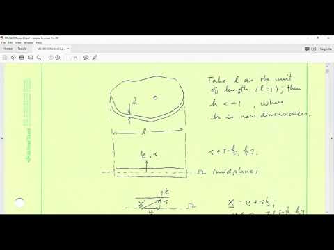 '2D plate bending