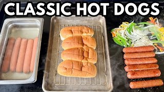 Are YOU Cooking Your Hot Dogs THIS WAY?  Classic Hot Dogs on the Griddle by The Flat Top King 34,294 views 2 months ago 8 minutes, 9 seconds