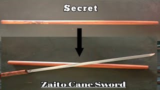 Zaito 'cane' Sword