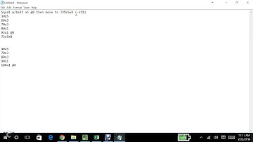 Guided Programming Advanced Workout Protocol Example