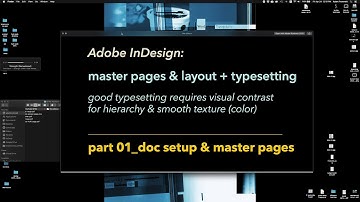 Layout & Typesetting in InDesign part 01