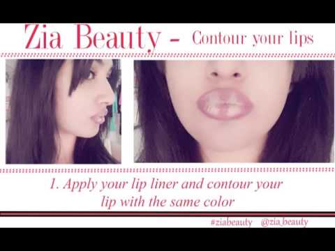 How to contour your Lips - ZIa Beauty