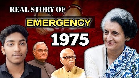 The Emergency of 1975 : INDIA DARKEST HOUR 🤔😱// Real Story of EMERGENCY 1975 // REALITY OF EMERGENCY